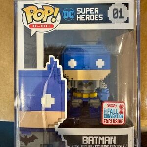 Funko 8-Bit Batman Blue and Gray Figure
